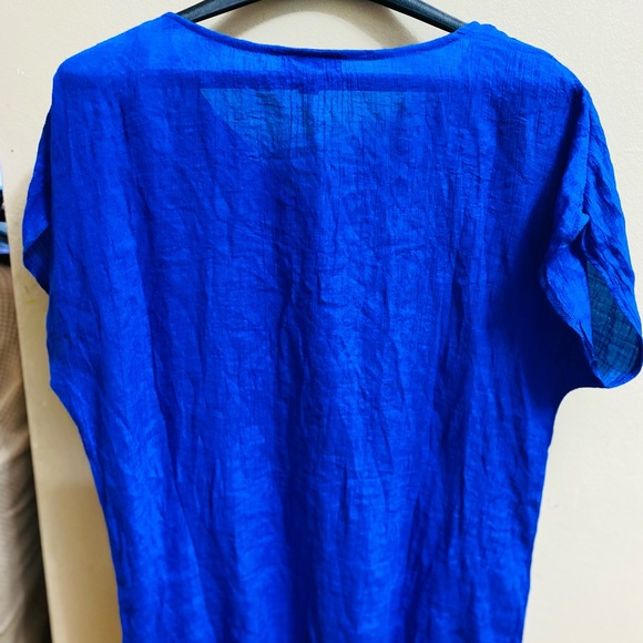 Blue blouse size L - Picture 3 of 8